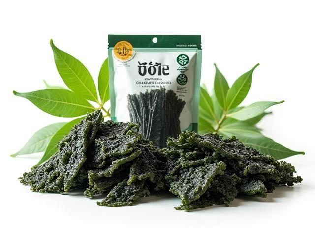 昆布、わかめ、海苔スナックの多様な製品画像